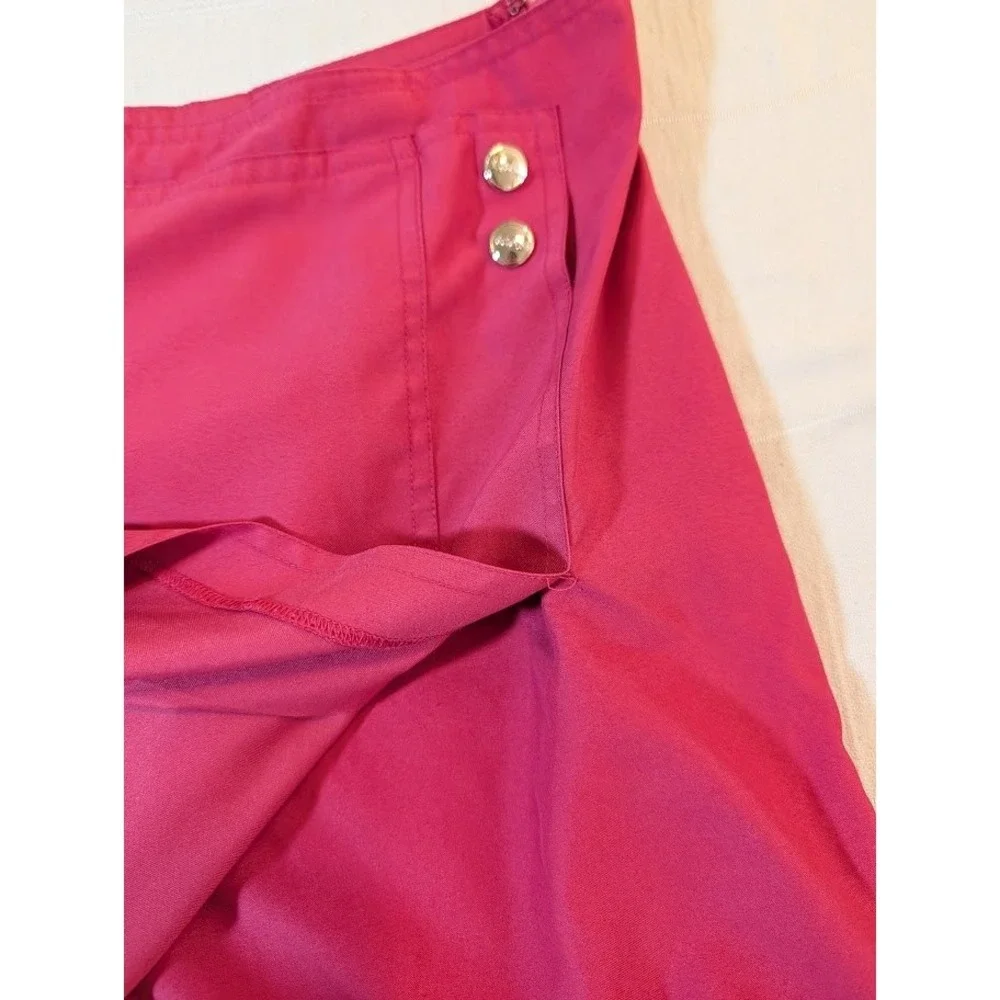 IZOD Golf Skort Womens 12 Hot Pink Pleated Front‎ Pockets Golfing